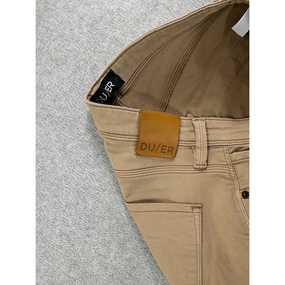 Du/Er N2x No Sweat 5 Pocket Relaxed Fit Pants (Men's 32x32) Tan View 5